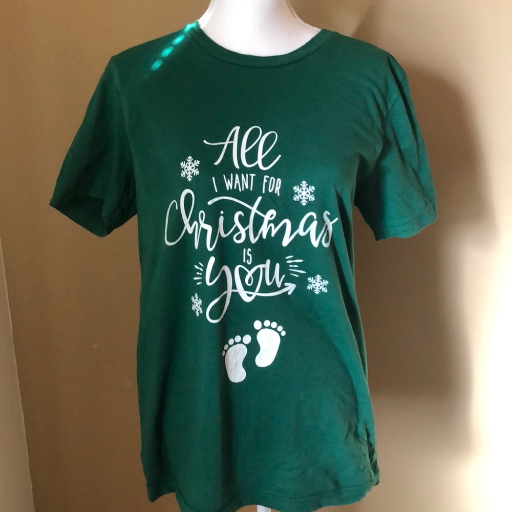 Christmas baby welcome shirt for mama!